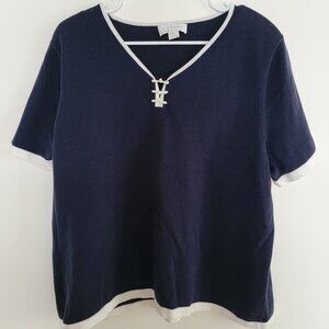 Vintage C.J. Banks Short Sleeve Sweatshirt 2X Plus Size